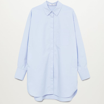 Oversize Poplin Shirt from Mango