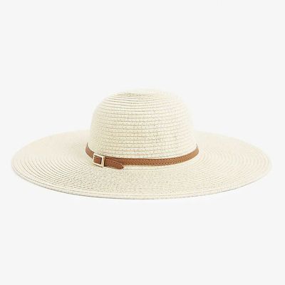 Jemima Wide-Brim Woven Sun Hat from Melissa Odabash