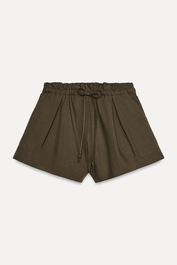 Zw Collection Cotton Shorts from Zara