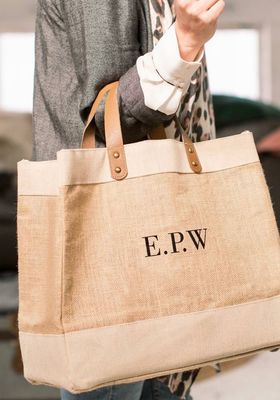 Personalised Natural Jute Shopper, £29.50 | The Forest & Co