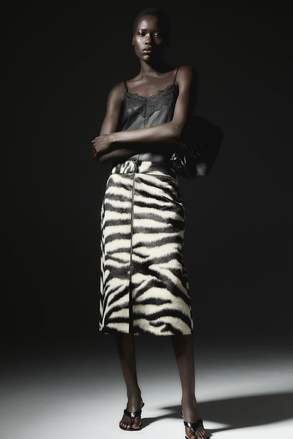 Zip-Front Skirt from H&M