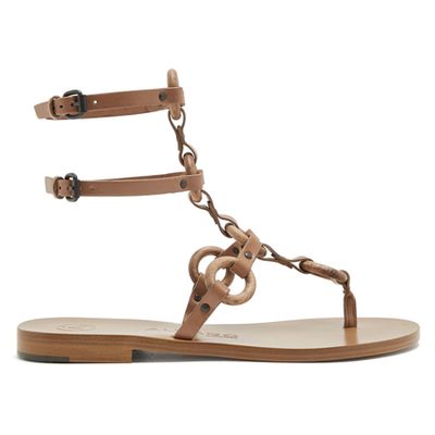 Andorra T-bar Leather Sandals from Alvaro