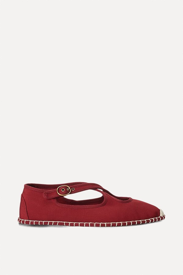 Grosgrain Mary Jane Espadrille Shoes