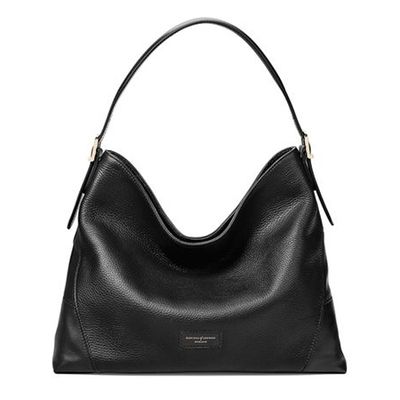 Small ‘A’ Hobo Bag Black