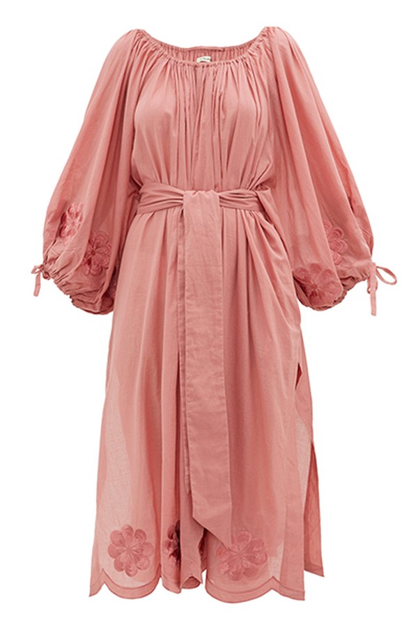 Frida Wailes Embroidered Cotton Dress from Innika Choo