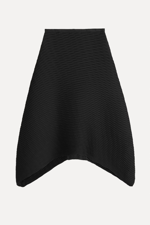 x from VOLUMINOUS PLEATED MIDI SKIRT, £115 | COS