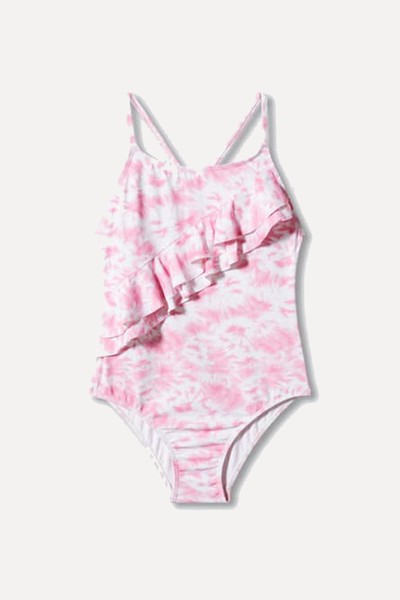 Tie-Dye Print Swimsuit from Mango