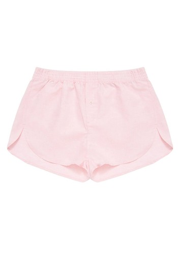 Rose Pink Weave Boxer Shorts  from WNU X Hamilton + Hare