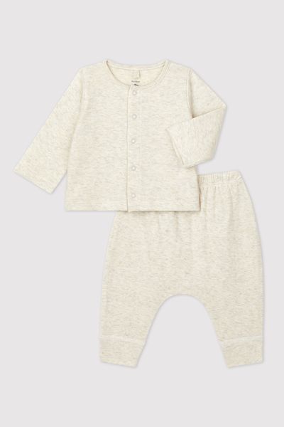 Organic Plain Tube Knit Clothing 2 Piece from Petite Bateau