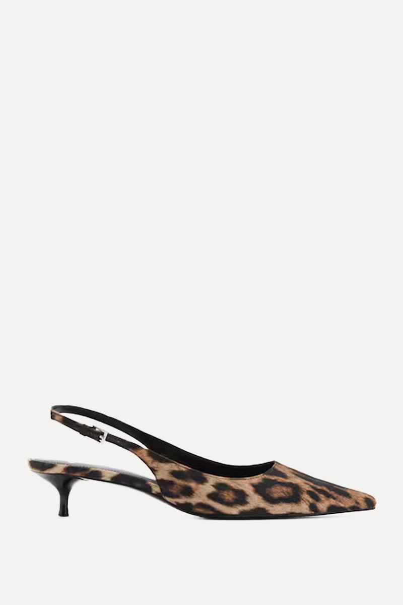 Leopard-Print Heeled Shoes