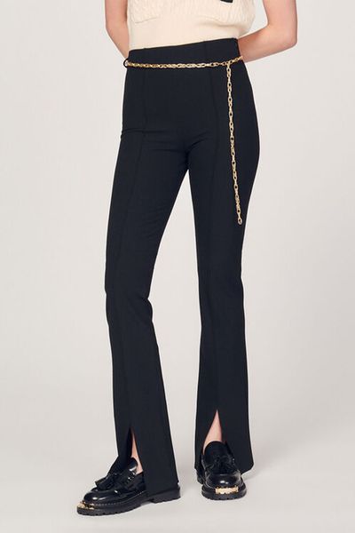 Slit Hem Trousers from Sandro