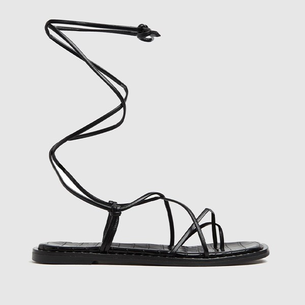 Tamsin Leather Tie Up Sandals from Schuh