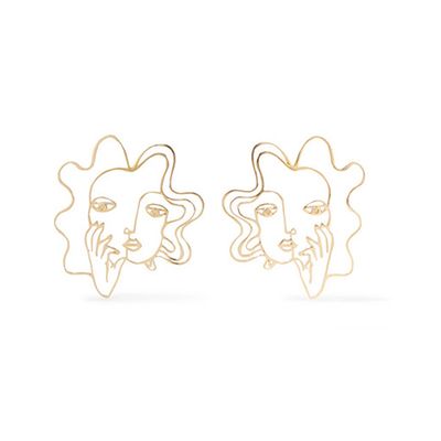Olga Gold-Plated Earrings from Paola Vilas