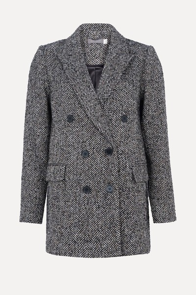 Textured Blazer Coat