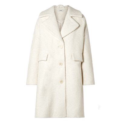 Fenn Oversized Wool-Blend Bouclé Coat from GANNI