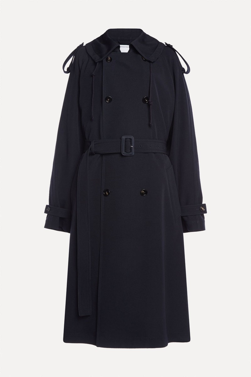 Wool Gabardine Trench Coat from Bottega Veneta