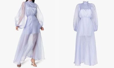 Europa Silk Organza Maxi Dress from Beaufille