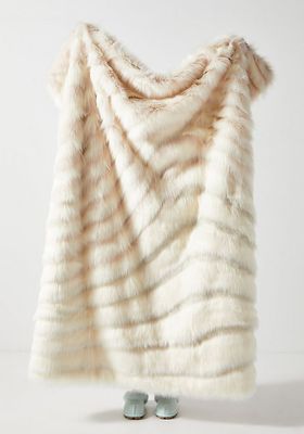 Janelle Faux Fur Throw Blanket