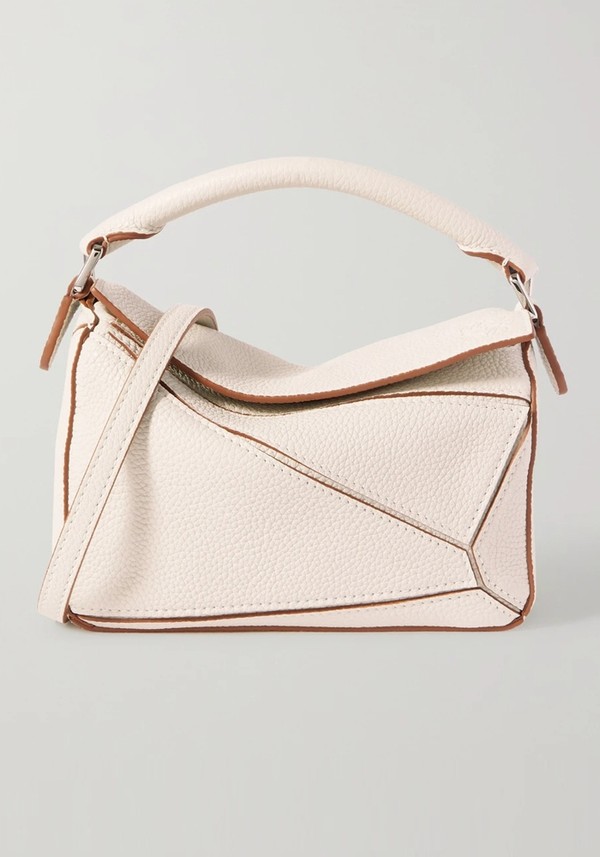 Puzzle Mini Textured-Leather Shoulder Bag from Loewe