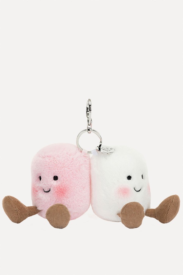 Pair Of Amuseables Marshmallows Bag Charm from  Jellycat