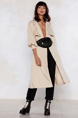 Sleeve 'Em Wanting More Trench Coat, £45