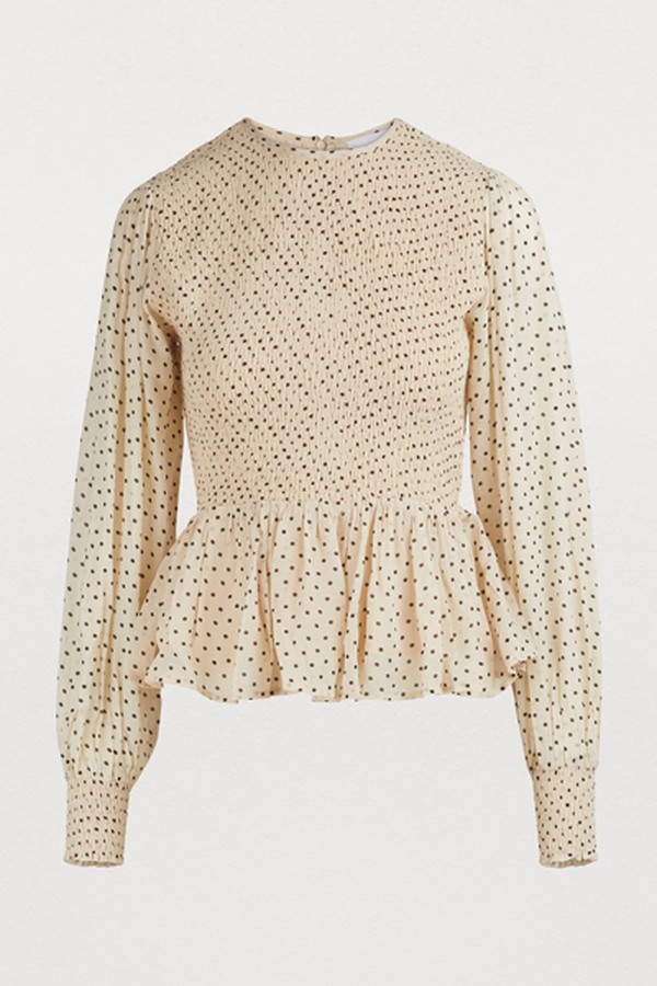 Floral Print Blouse from Ganni