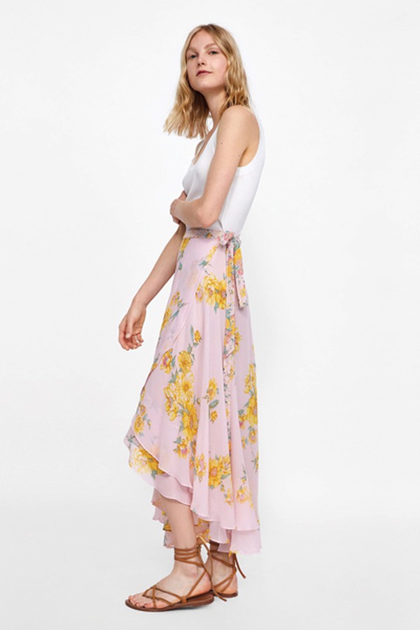 Floral Print Sarong from Zara