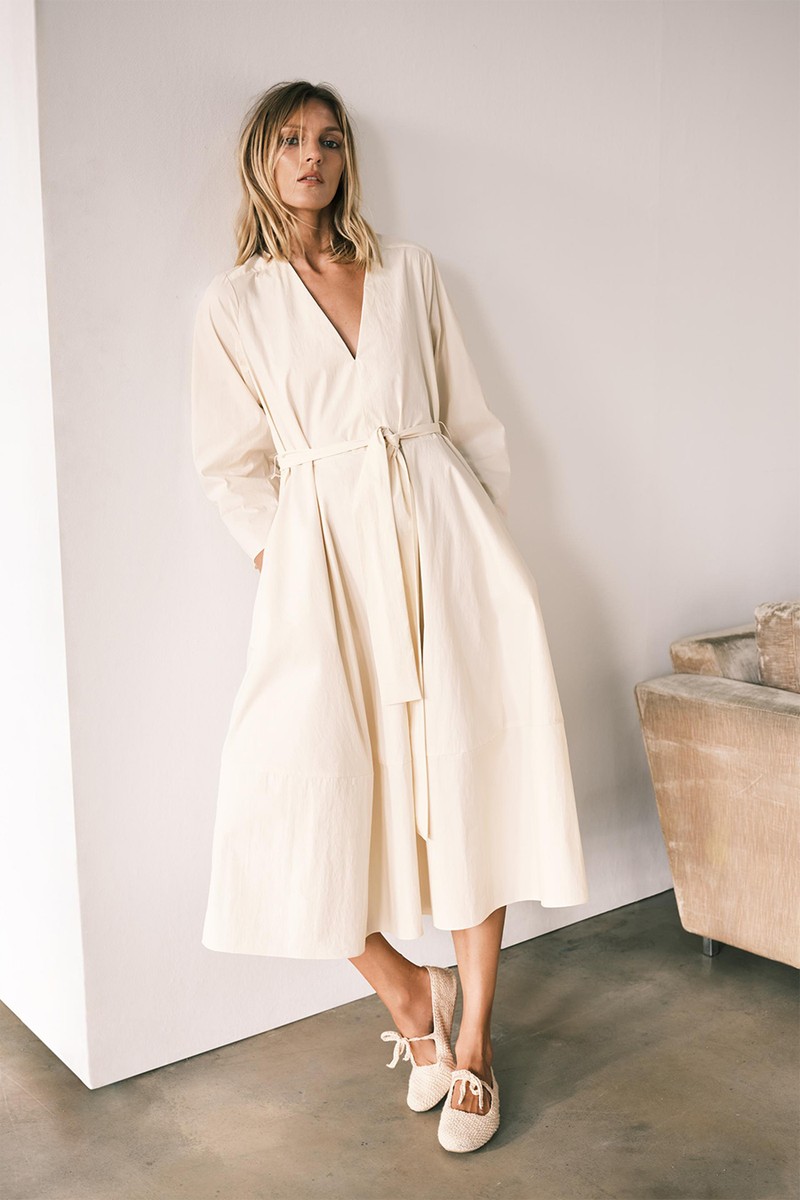 Midi Dress With Belt