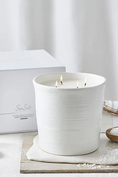 Sea Salt Ceramic Indulgence Candle from The White Company