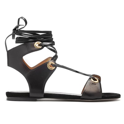 Jaysta Lace-Up Leather Sandals from Isabel Marant