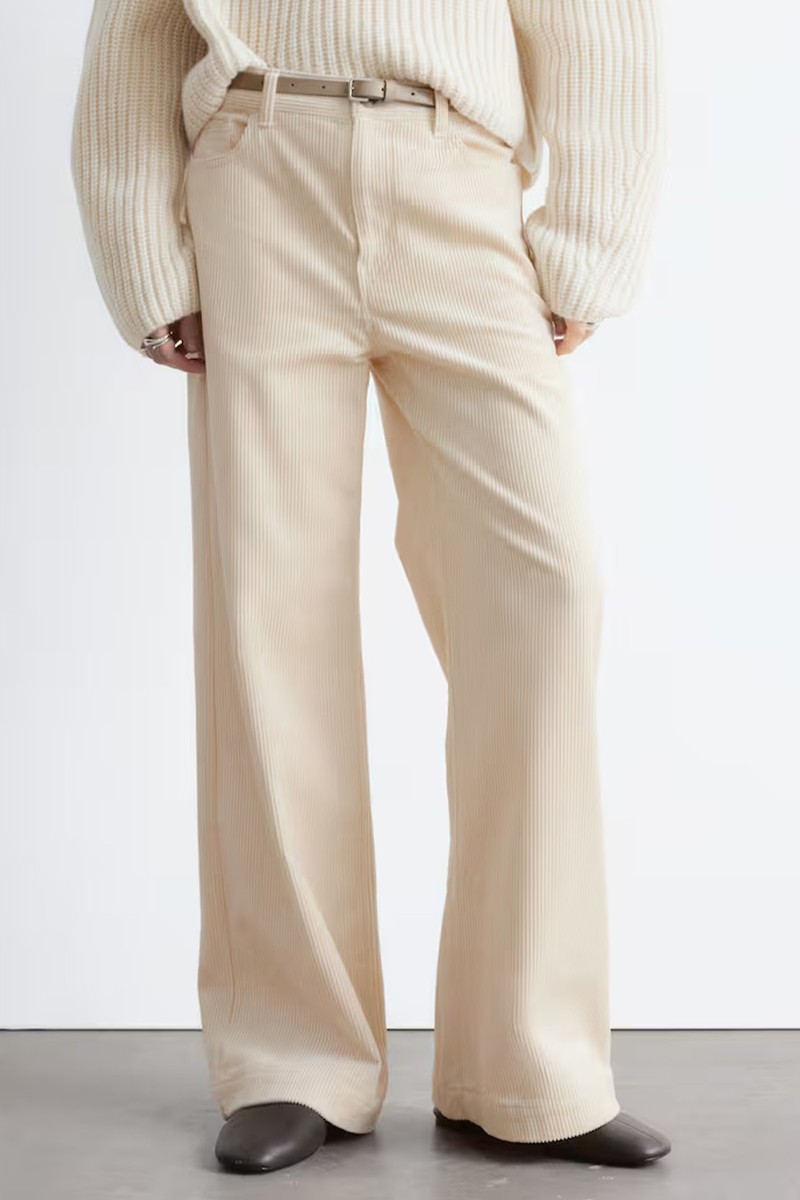 Wide-Leg Corduroy Trousers from  & Other Stories
