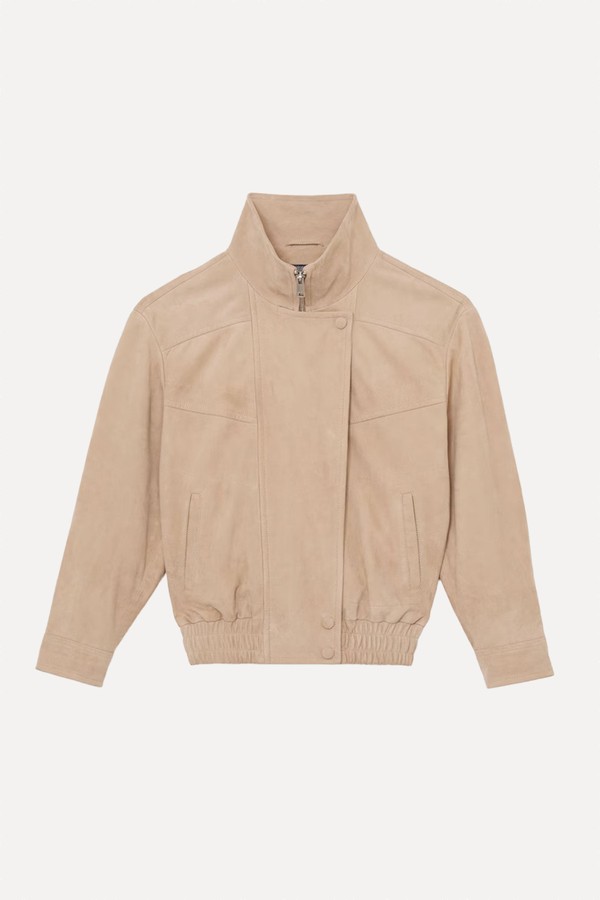 Suede Oversized Jacket