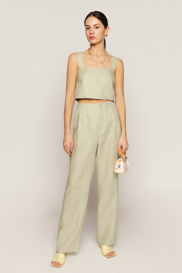 Olivia Linen Two Piece from Reformation 