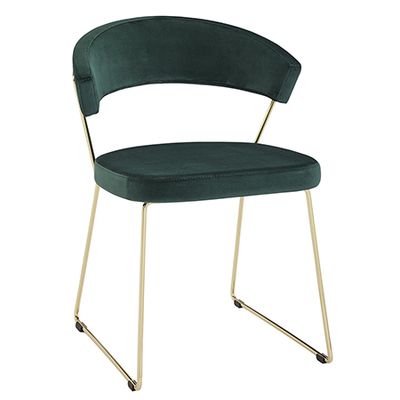 Connubia by Calligaris New York Velvet Dining Chair from John Lewis & Partners 