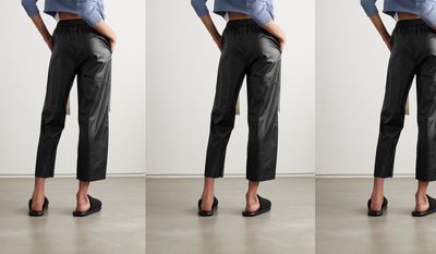 Faux Leather Straight-Leg Pants, £290 | MM6 Maison Margiela