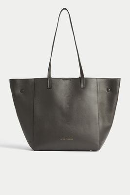 Archer Large Leather Tote from Jigsaw