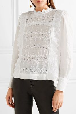 Nutson Broderie Anglaise Ramie Blouse from Isabel Marant