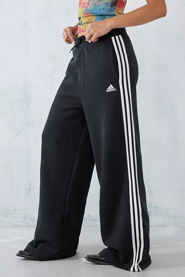 3-Stripes Wide Leg Track Pants from Adidas