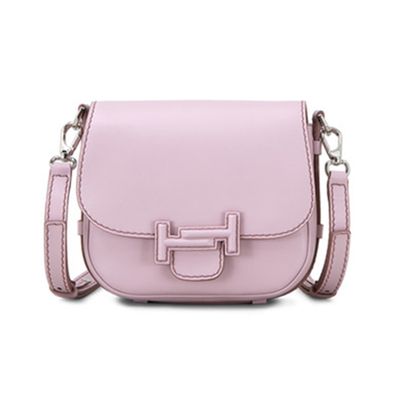 Double T Mini Leather Shoulder Bag from Tod’s