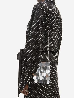 Sparkle Mini Sequinned Crossbody Bag from Paco Rabanne