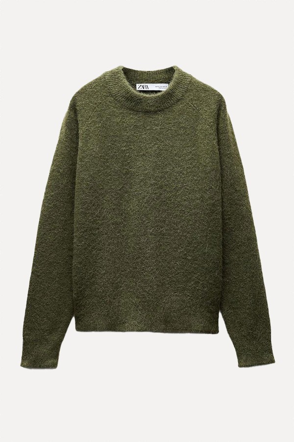 Plain Knit Sweater from Zara