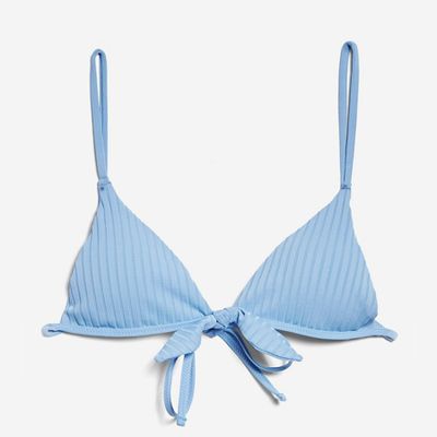 Tie Front Triangle Bikini from Topshop