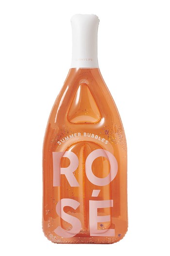 Luxe Lie-On Rose Bottle Float from SunnyLife