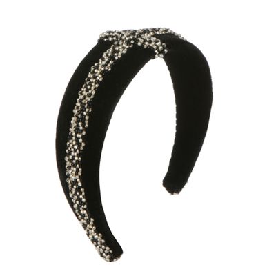 Kingsbridge Velvet Headband from Emily London