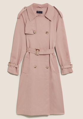 Relaxed Trench Coat With Cotton from M&S