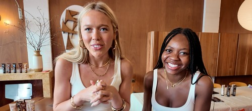 We Test Garnier’s NEW Olia Hair Masks Before Our LG Café Event! Glossy Hair, Matcha & Girl Chats