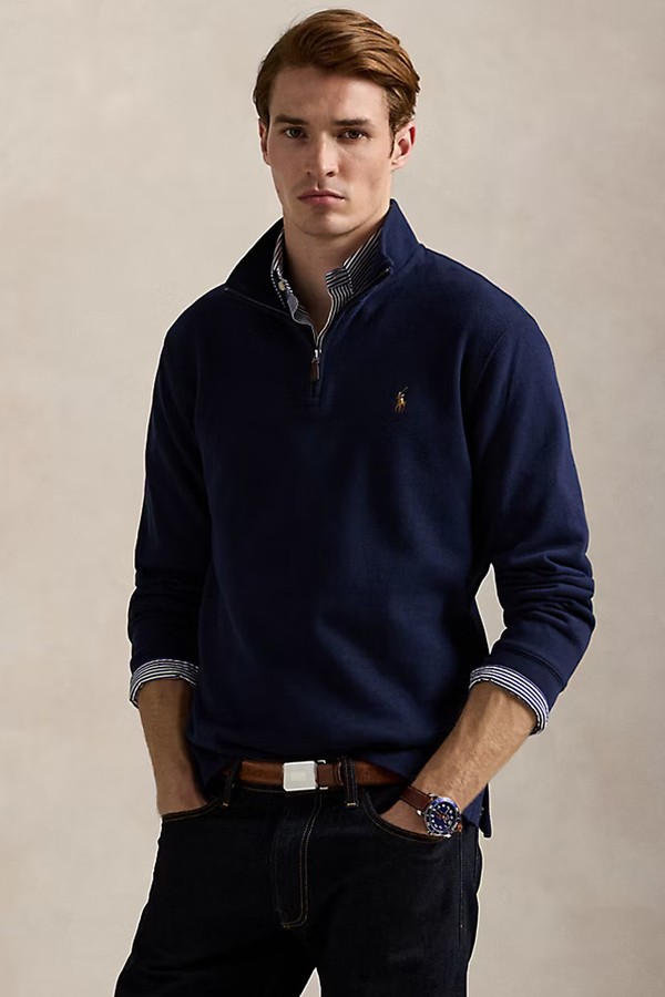 Estate-Rib Quarter-Zip Pullover