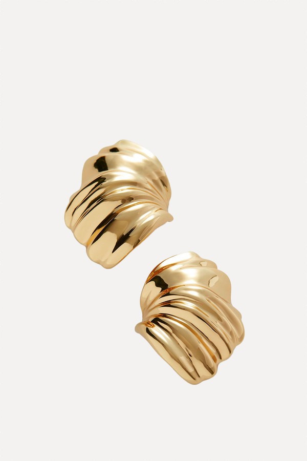 Curved Shell Earrings from & Other Stories