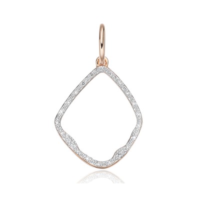 Riva Diamond Hoop Pendant