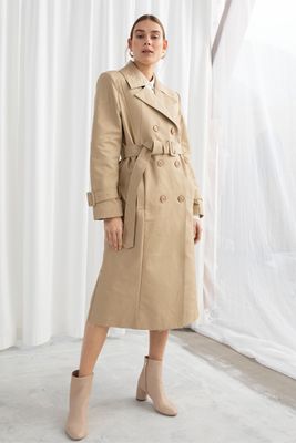 Belted A-Line Trench Coat from & Other Stories